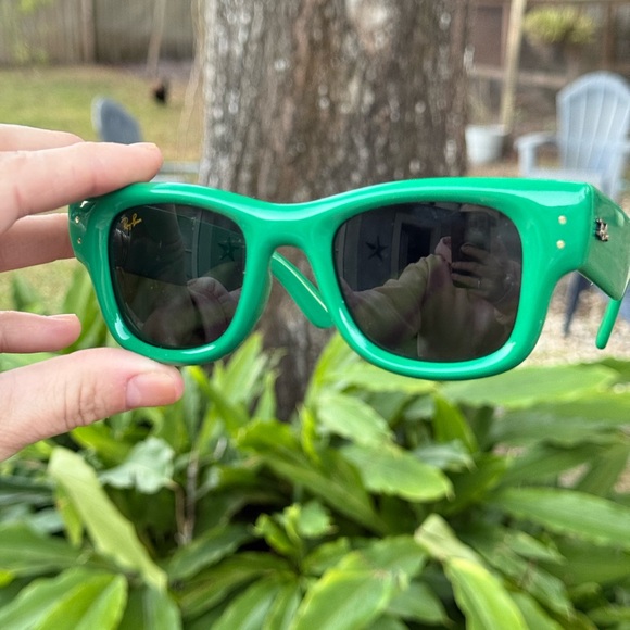 New authentic Ray-Ban ASAP rocky puffers polished Green Sunglasses - Picture 2 of 11